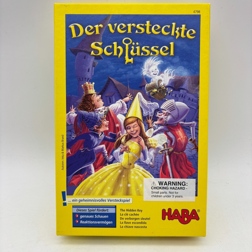 The Hidden Key COMPLETE HABA 2012 Wooden Children's Kids Mystery Ghost
